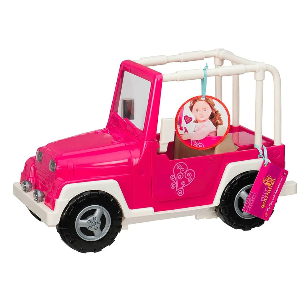 Auto Jepp 4x4 Fucsia y Blanco